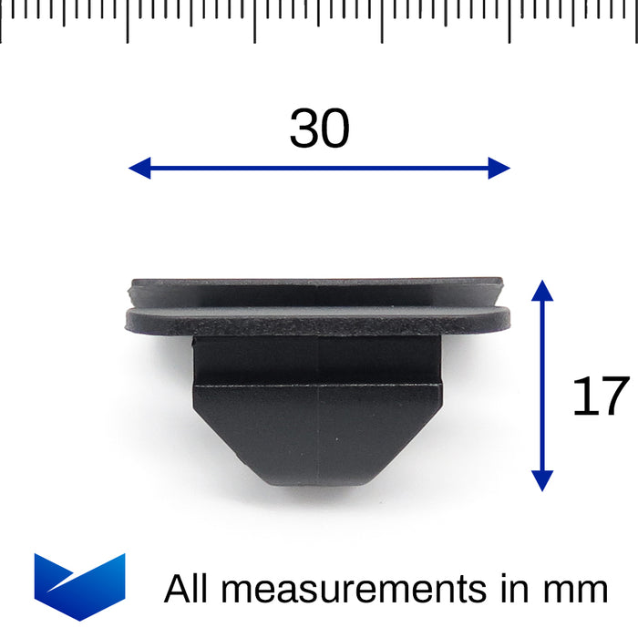 Bonnet Insulation / Sound Deadening Fastener Clip, Ford 1251866