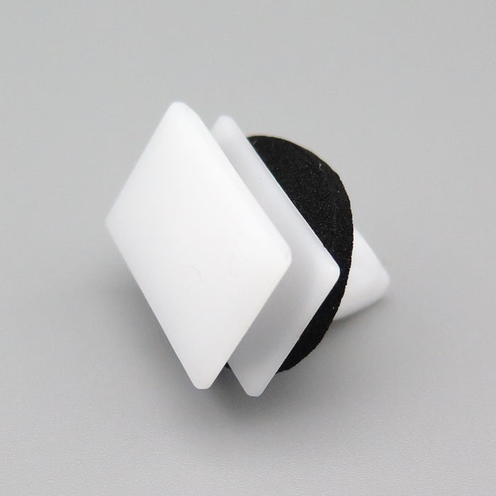 Moulding Clip, White, Citroen YQ00110580