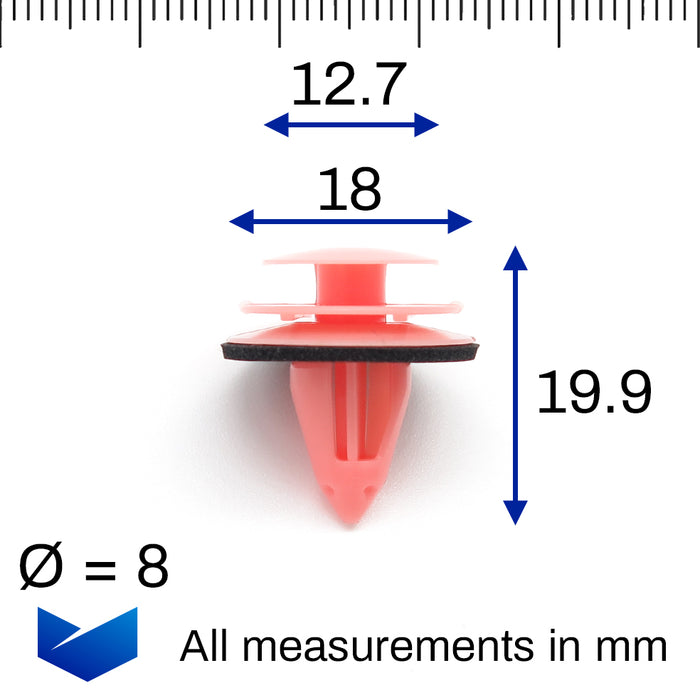 Trim Panel & Moulding Clips, Nissan 80999VE000