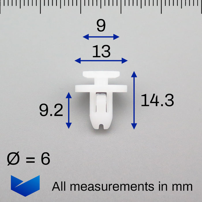 Trim Moulding Fastener Clip, Peugeot YQ00114080