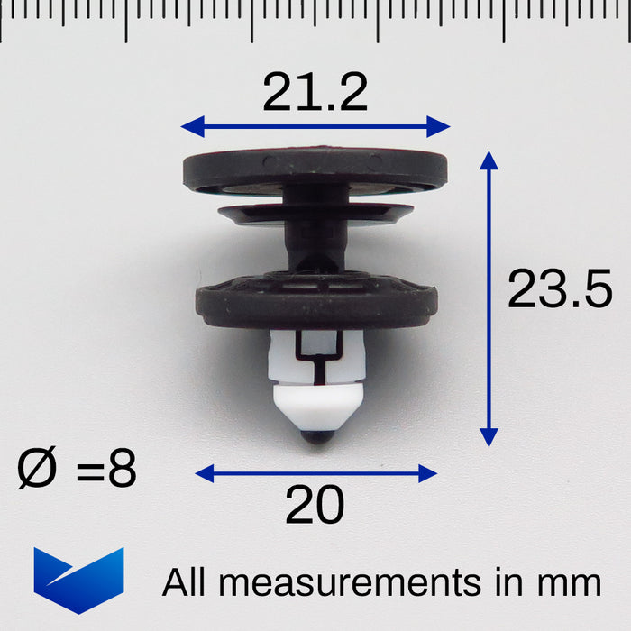 Clips de carte de porte pour Transporter 6.1 et autres véhicules VW, Volkswagen 3CN868243