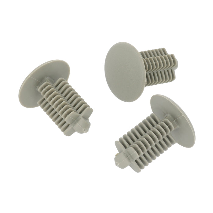 10mm Fir Tree Clip, 18mm Head, Light Grey