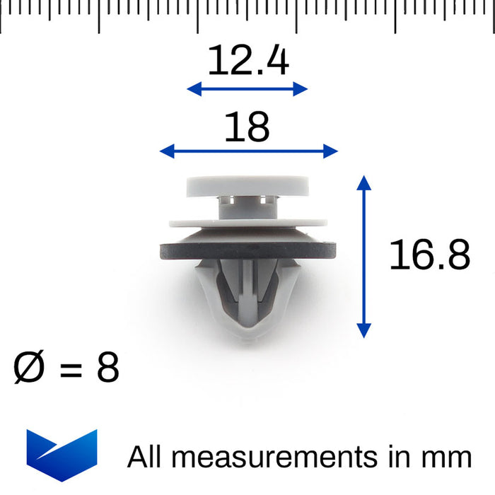 Clip de moulure d'arc extérieur et de porte, Land Rover LR112137