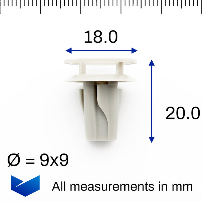 Wheel Arch Lining Screw Grommet Clip, Lexus 90189-06150