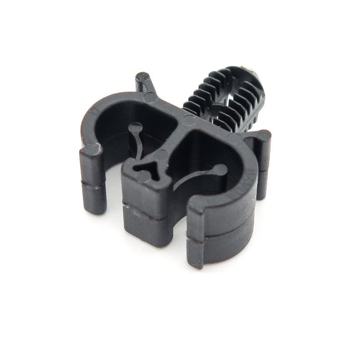 Twin 4-6mm Cable, Hose or Pipe Routing Clip for 6.5mm Hole — VehicleClips