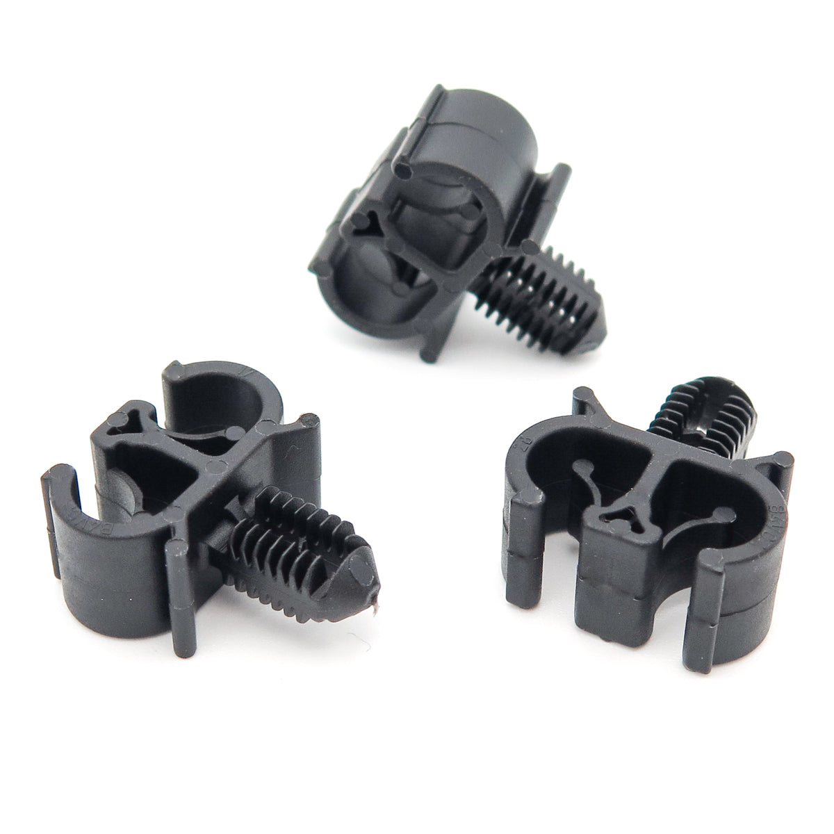 Twin 4-6mm Cable, Hose or Pipe Routing Clip for 6.5mm Hole — VehicleClips
