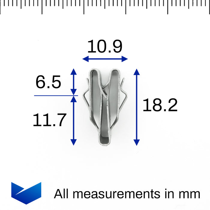 Interior Trim Panel & Pillar Cover Metal Clip, Ford 1430815
