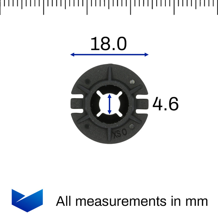Push Retaining Washer for Insulation & Linings, Tesla 111071399C, 1110713-99-C