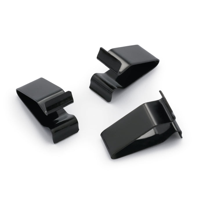 Spring Clip, Metal, Black, Mercedes-Benz A0029912170