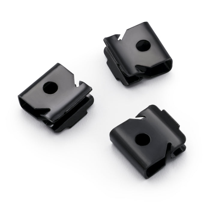 U-Clip, Metal, Black, Porsche N90531902