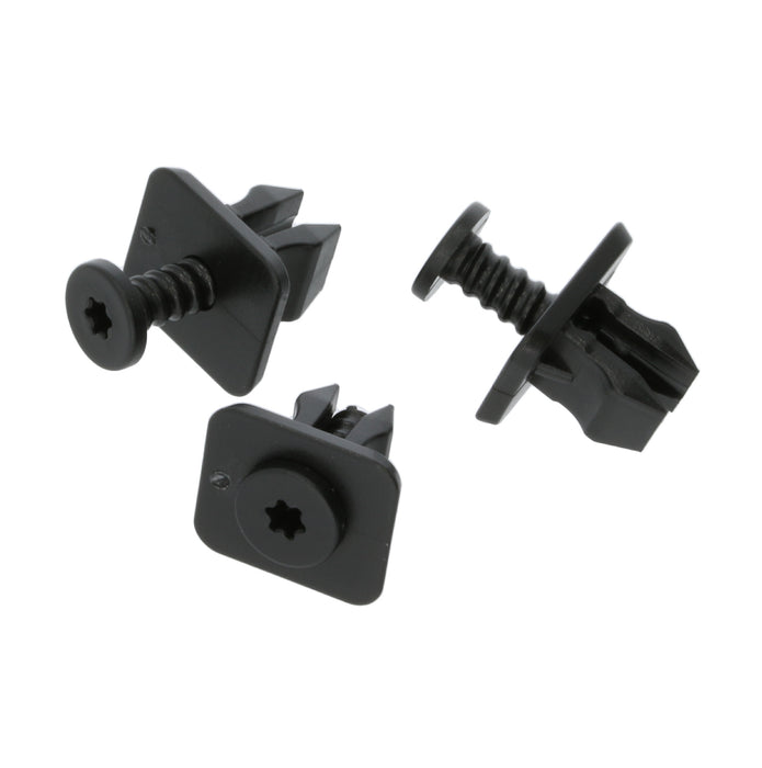 Square Collar Screw Fit Clip, Black, Cupra 6R0839829D