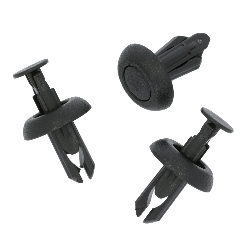 8mm Push Fit Black Plastic Rivet, Lexus 9046708226, 90467-08226