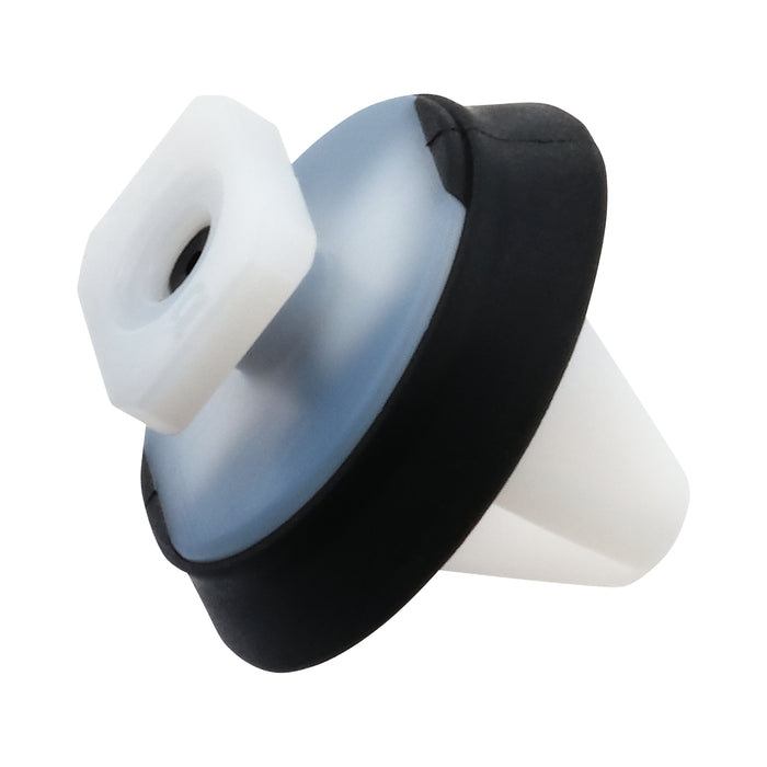 Moulding Clip with Rubber Seal, White, Vauxhall 39226620