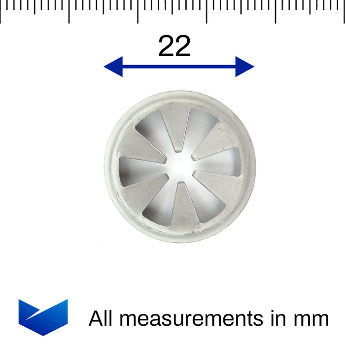 Ford Metal Star Locking Washer for Underbody Shields, Wheel Arch Linings and Insulation- 1462015