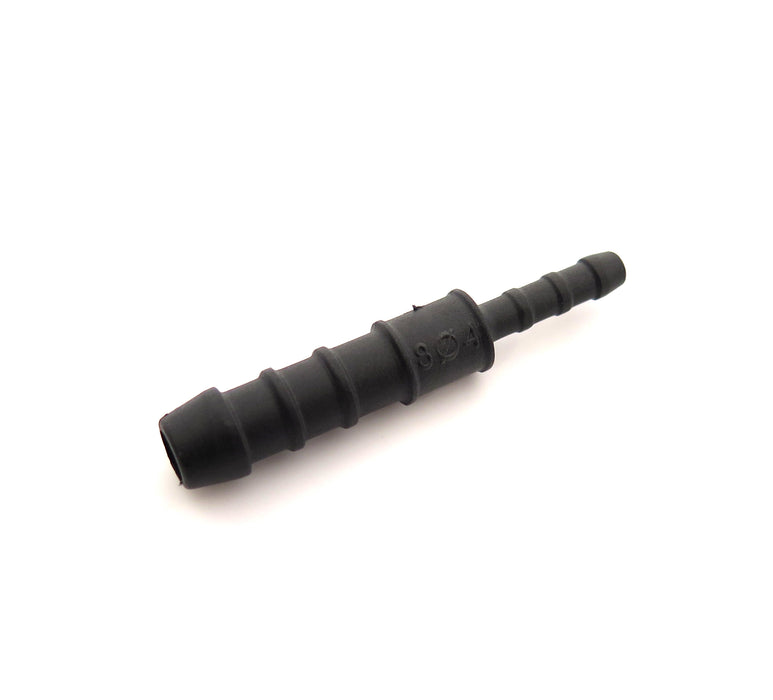 8mm to 4mm Car Heater & Breather Hose Connector, Step Down, Nylon PA66