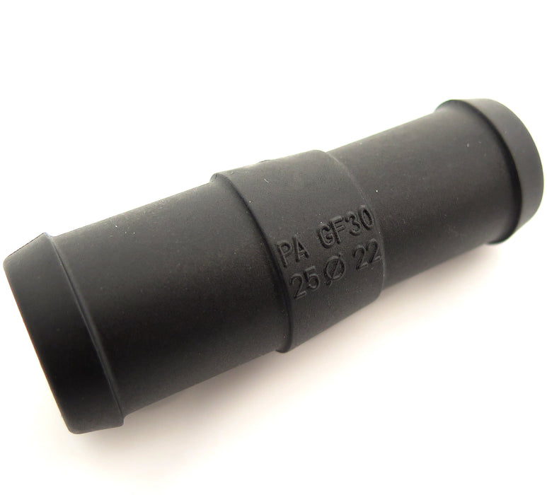 Connecteur de tuyau de chauffage et de reniflard de voiture de 25 mm à 22 mm, abaisseur, nylon PA66