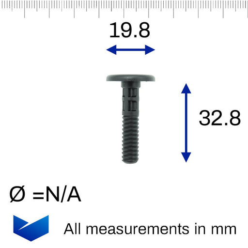 Air Intake Mounting Clip, Mini 07147122913 - VehicleClips