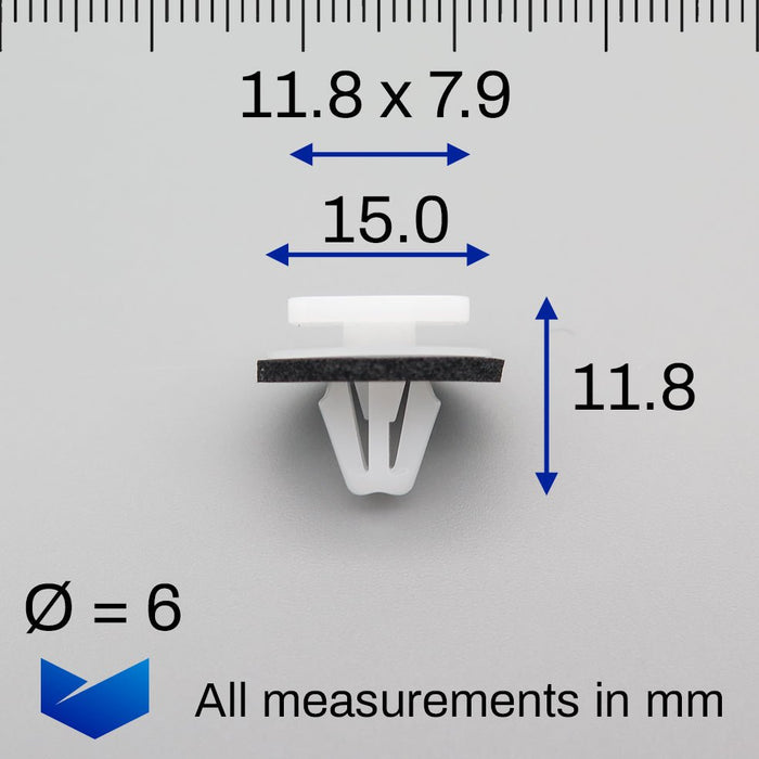Arch Flare and Moulding Trim Clip, Peugeot YQ00155180 - VehicleClips