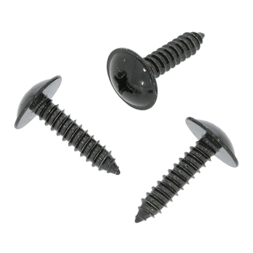 Black Body Screw for Wheel Arch Linings & Side Skirt Trim Panels, Kia 1249306257E - VehicleClips