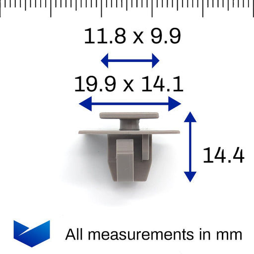 Body Moulding & Trim Strip Clips, Kia 87756C8700, 87758B9010 - VehicleClips