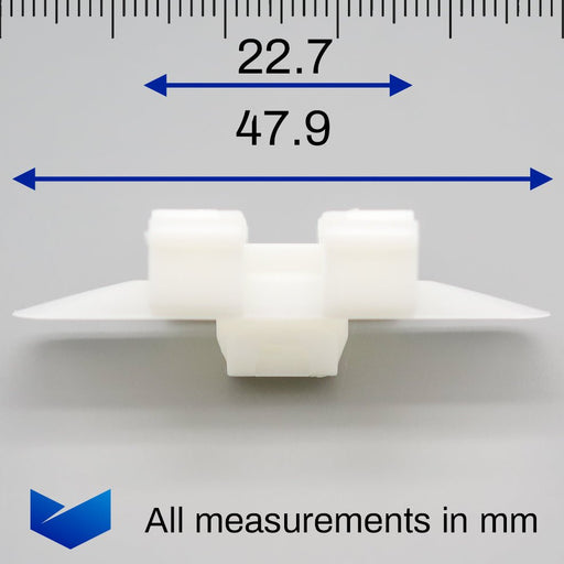 Body Side Moulding Strip Clips, Mercedes A0079887178 - VehicleClips