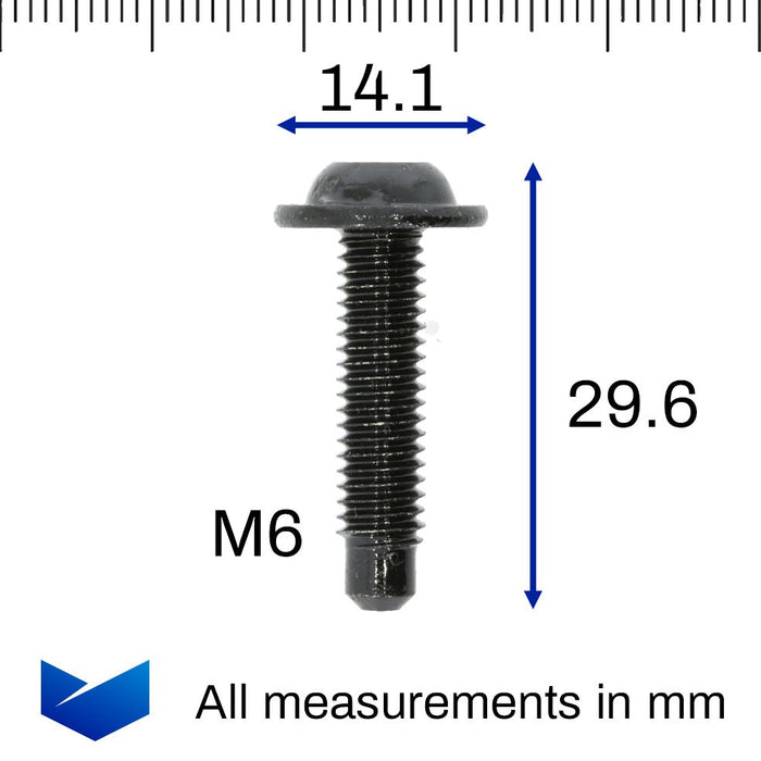 Bodywork & Trim Lining Bolt, SEAT N90969901 - VehicleClips
