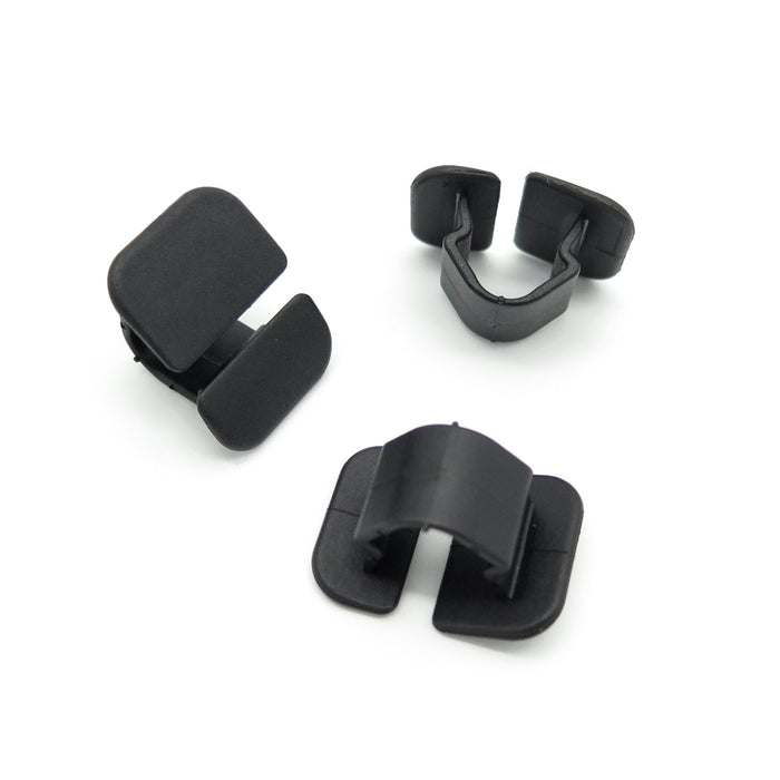 Bonnet & Boot Insulation Clip, Black, Porsche 1T0863727 - VehicleClips