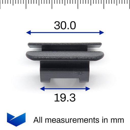 Bonnet Noise Insulation and Sound Deadening Clip, Jaguar C2C28479 - VehicleClips