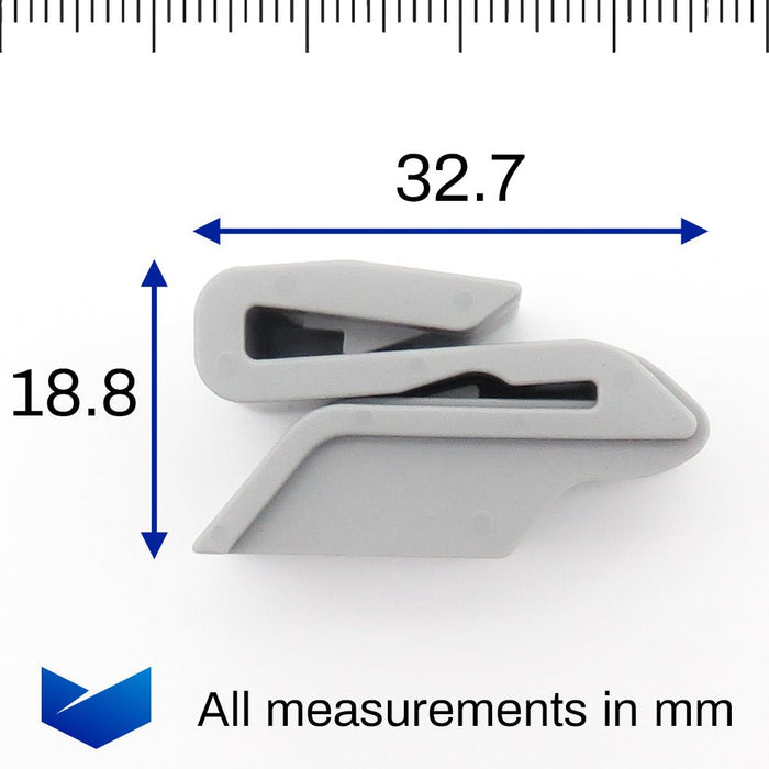 Bumper Clip Fasteners, Nissan 85284JD00A - VehicleClips