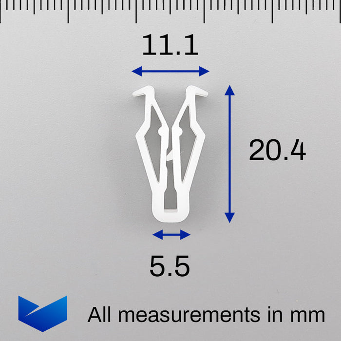 Car Dashboard Retainer Console Instrument Panel Trim Metal Clips 12.5 x Car Dashboard Retainer Console Instrument Panel Trim Metal Clips 12.5 x