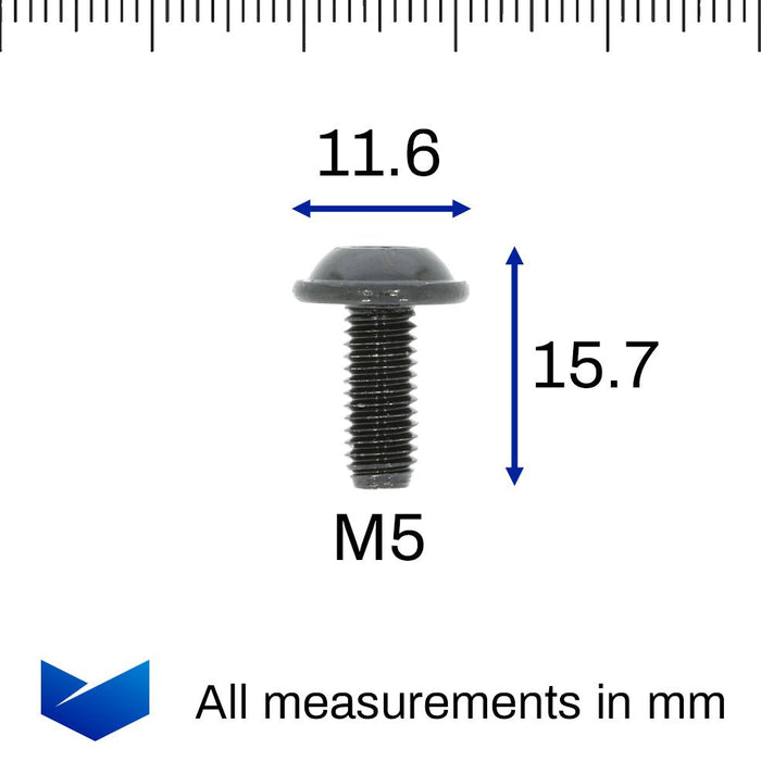 Dashboard & Centre Console Screw, Volkswagen N90944604 - VehicleClips