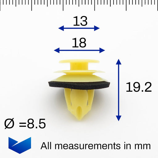 Door Card & Interior Trim Clips, Honda 91560 - TX4 - A01 - VehicleClips