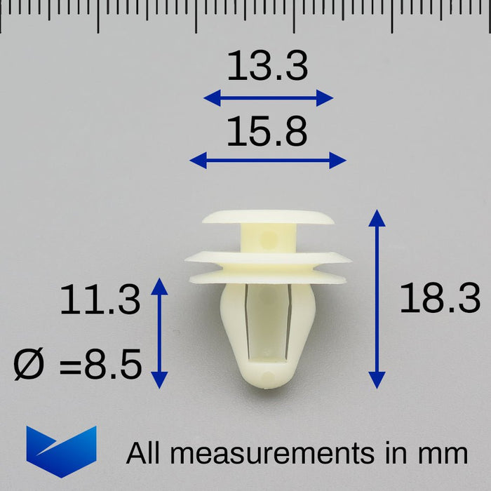 Door Card Panel & Interior Trim Clip - Subaru 94078 - FC010 - VehicleClips