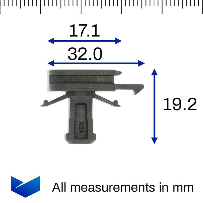 Door Panel Mounting Clip, Audi 5G0868563, 5G0 868 563 - VehicleClips