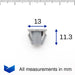 Exterior Body Moulding Trim Clips, Hyundai 87715-B4000 - VehicleClips