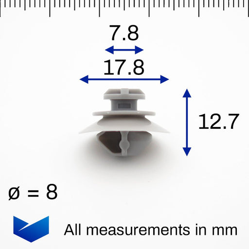 Exterior Mirror Trim Clips for Citroen Dispatch 2016 on - VehicleClips