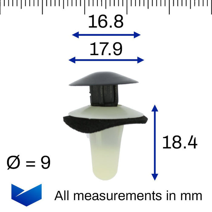 Exterior Moulding Trim Clip, Lexus 9046710152, 90467 - 10152 - VehicleClips