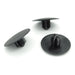 Fir Tree Button Clip, 8mm Hole, 26mm Head, Black, Fiat 6000609816 - VehicleClips