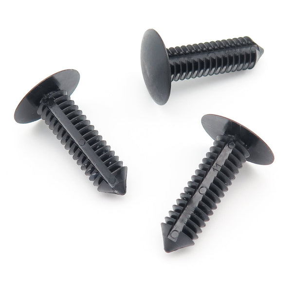 Fir Tree Clip, 7 - 8mm Hole, Black - Perfect for Land Rover Defender Headlinings - VehicleClips