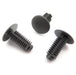 Fir Tree Trim Panel Clips - 8mm Hole - 18mm Head, Dark Grey, Perfect for Volkswagen van lining - VehicleClips