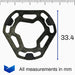 Fixing Clamp, Cupra WHT003386 - VehicleClips