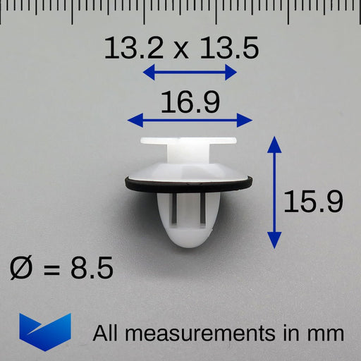 Front & Rear Door Card Clips Fasteners - Peugeot 6995A3 - VehicleClips