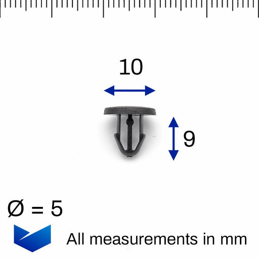 Insulation & Rubber Seal Button Clips, Honda 91520 - SCC - 003 - VehicleClips