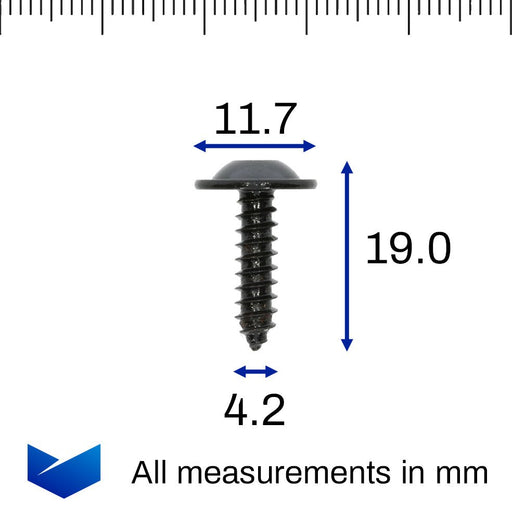 Interior & Exterior Trim Panel Screw, Volkswagen N90698606 - VehicleClips