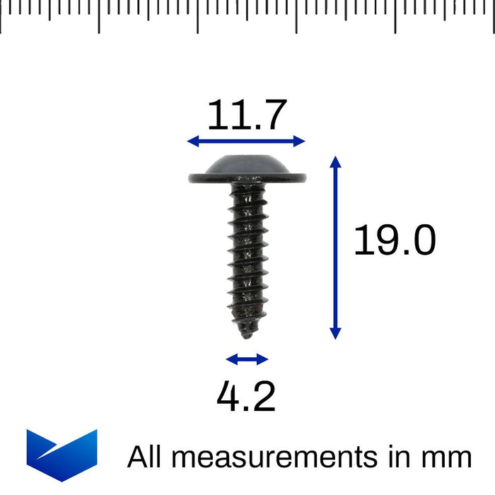 Interior & Exterior Trim Panel Screw, Volkswagen N90698606 - VehicleClips