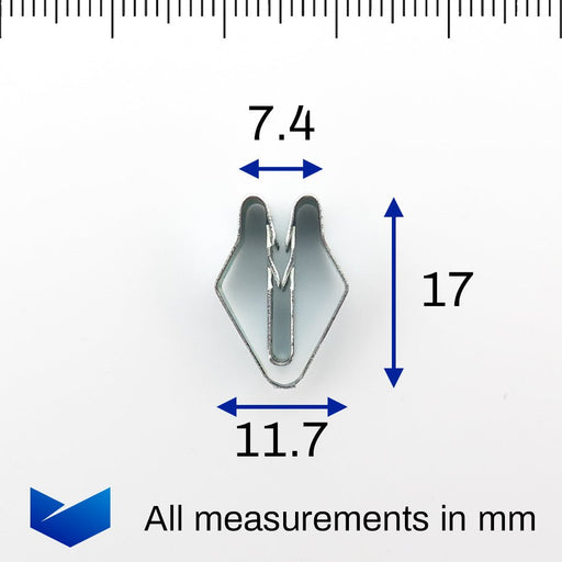 Interior Pillar, Dashboard and Fascia Trim Panel Cover Clips, Mercedes A2039882878 - VehicleClips