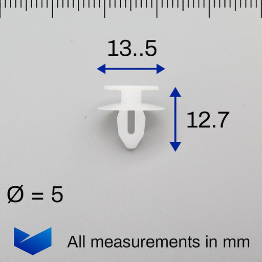 Interior Trim Cover Clips, Skoda 6E0837732 - VehicleClips