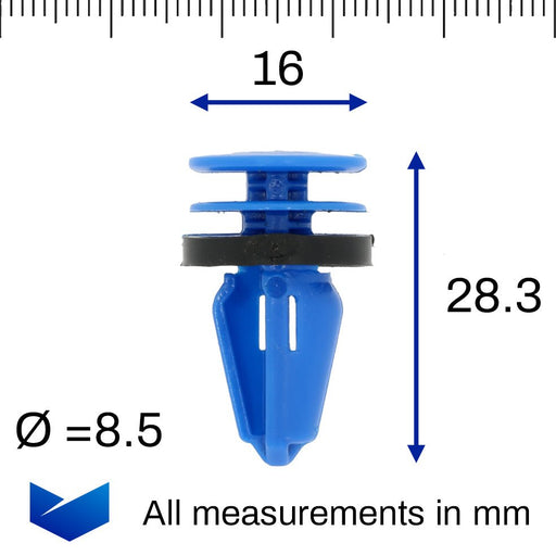 Interior Trim Moulding Clip for Ford Transit Custom & Tourneo 2023 on - VehicleClips