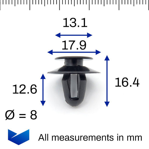 Interior Trim Panel Retainer Clips, Mini 07131481910 - VehicleClips