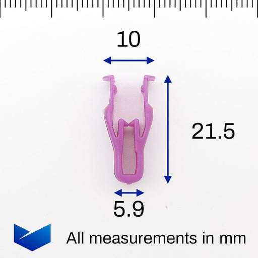 Interior Trim Snap Clips, Toyota 9046712080 - VehicleClips